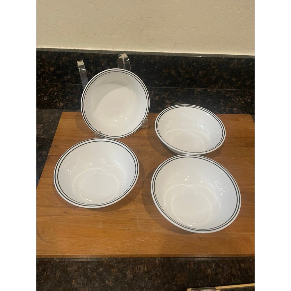 4 Corelle CITY BLOCK cereal bowls